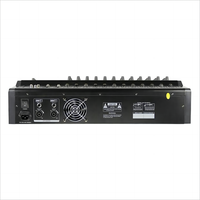 Console de mixage DJ professionnelle DMX12, console de mixage amplifiée 12 canaux, amplificateur de mixage 350W avec 99 effets
