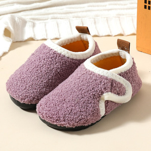 Chaussures décontractées pour garçons de 1 à 8 ans, chaussures d'hiver antidérapantes pour tout-petits, chaussures de marche à semelle souple en peluche, baskets pour bébés - Product Image 2