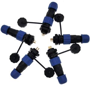 SP serisi konektörü WEIPU SP11 SP13 SP17 SP21 SP29 1 2 3 4 5 6 7 9 12 14 16 19 22 24 26 Pin IP67 IP68 su geçirmez kablo - Product Image 2