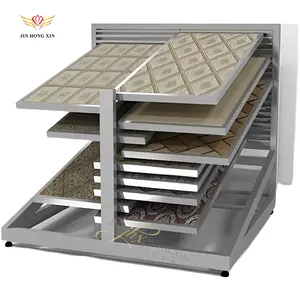 Catching Eyes Of Contractors Home Owners Heavy Duty Floor Mosaic Or Ceramic Tile Rack Unit Slide Tiles Display Stand