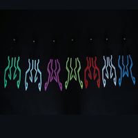 FMT-224 DIY LED rechargeable de sécurité autocollant lumineux EL bande lumineuse pour l'amélioration de casque
