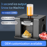Elektrische IJscrusher 280W Snelle Koeling Sneeuwkegelmachine Smoothie Maker Huishoudelijke Elektrische IJs Shaver Machine