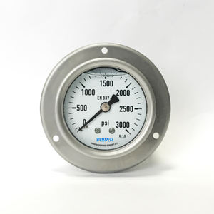 Painel de material ss 316 completo 2.5 polegadas, tamanho do discagem 63mm medidor de pressão 5000psi - Product Image 2