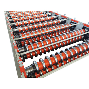 840 Gallvanized 골판지 루핑 시트 만드는 기계 수동 기와 아연 기계 - Product Image 4