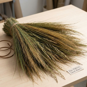 Materia prima de hierba escoba natural para la fabricación de escobas de hierba, fibra de hierba escoba hecha a mano de Indonesia - Product Image 2