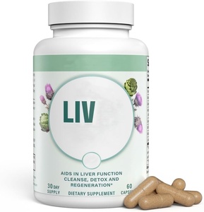 Cápsulas de Desintoxicación Hepática OEM, Mezcla Herbal, Suplemento para la Salud del Hígado, Apoyo Hepático con Extracto de Alcachofa, Cardo Mariano y Diente de León - Product Image 2