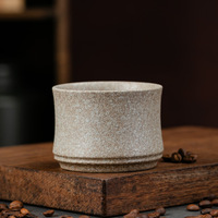 Tasse à café en céramique vintage en grès, tasse créative en porcelaine pour latte art, dégustation de thé, eau, lait, pour l'extérieur