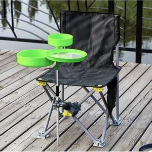 Bol de mélange d'appâts lumineux magnétique vert en plastique pour la pêche en eau douce avec bol magnétique puissant et raclette - Product Image 1