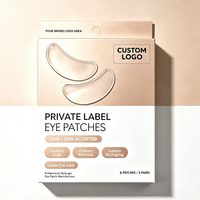 Masque pour les yeux en hydrogel imprimé sur mesure, adapté à tous les âges, en emballage individuel, hydratant et respectueux de la peau
