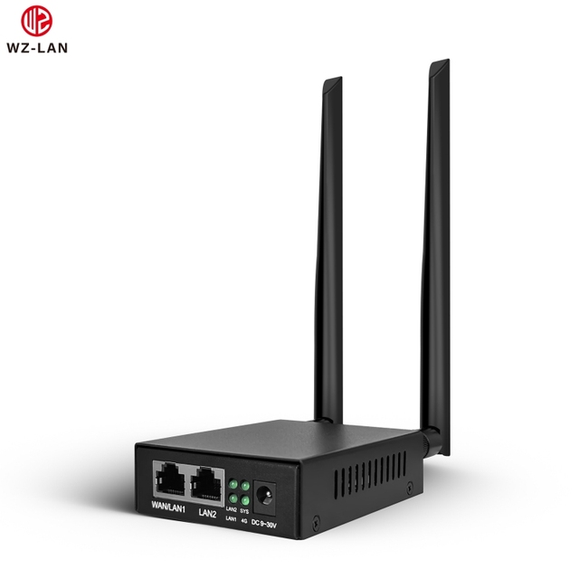 New Industrial LTE 4G CPE Router with RS232 RS485 DC9-36V MT7628 Chip 300Mbps 4G Wifi Router with Sim Card Slot