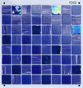 <span class=keywords><strong>Mosaïque</strong></span> en verre bleu à fusion à chaud pour piscine de Foshan, vente en gros, prix bas, matériaux de construction de haute qualité, mosaïques murales pour salle de bain - Product Image 6