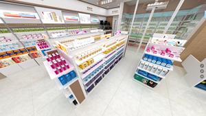 Nhà Thuốc Bằng Gỗ Giá Thuốc Cửa Hàng Y Tế Hiệu Thuốc Trang Trí Nội Thất Cửa Hàng Y Tế Đồ Nội Thất Nhà Thuốc Thiết Kế Hiện Đại - Product Image 2