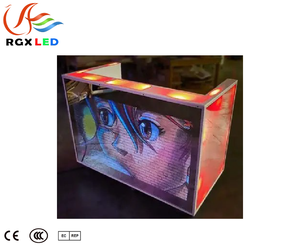 หน้าจอแสดงผล LED ขนาดเล็กในร่มแบบสามพื้นผิวโต๊ะดีเจมุมขวา90โลโก้สำหรับบาร์ดนตรีจอแสดงผลดิจิตอล - Product Image 2