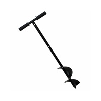 Tarière manuelle en acier pour trous de poteaux de jardin et de clôture, qualité industrielle, DIY, OEM ODM personnalisable