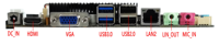 Placa base Industrial Mini ITX QM8680L RJ45LAN 2COM 6USB2.0 SATA Mini-PCIE puertos 70W de potencia para placa de Control de máquina expendedora