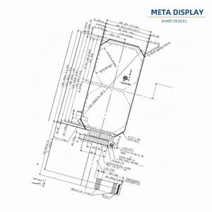 Sharp LS055B3SX04Z 5,5 pulgadas 1920*3664 MIPi RGB Interfaz TFT Pantalla LCD - Product Image 1