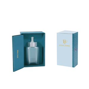 Tiroir en carton noir de luxe de 50ml, échantillon de papier extractible, conception vide, emballage de boîte de parfum cadeau pour parfum - Product Image 6