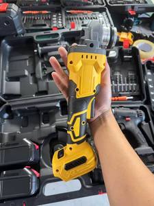 Fabrieks-nieuwe OEM 125mm borstelloze haakse slijper gereedschapsset, industriële kwaliteit, draadloos, op lithium-ion batterij - Product Image 2