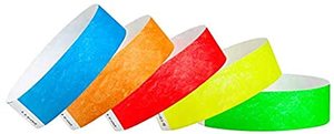 Braccialetti in Carta Tyvek Impermeabili per Eventi, Stampabili con Logo Personalizzato, Braccialetti Usa e Getta per Eventi - Product Image 2