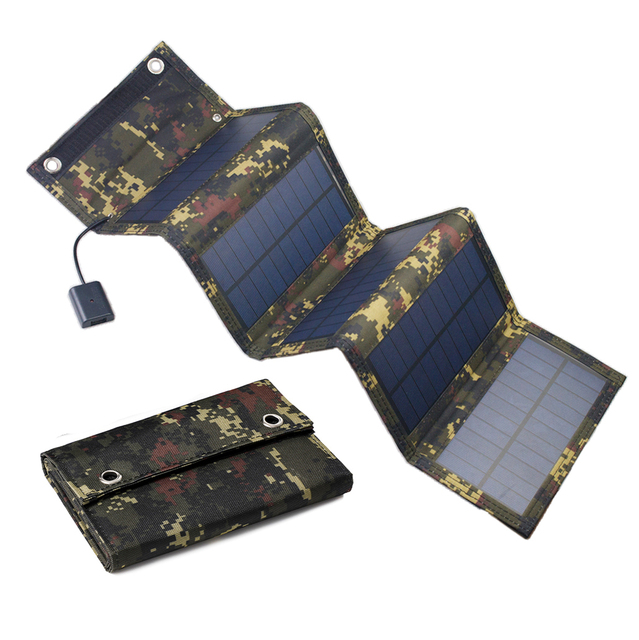 High Efficiency Portable Solar Panel Accessory 5V USB Solar Battery Charger for Outdoor Camping and Hiking Dropshipping