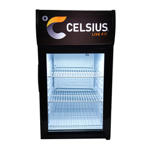 Refrigerador Comercial Oumeite de 42L con Puerta de Vidrio para Exhibición de Bebidas y Botellas de Cerveza - Product Image 1