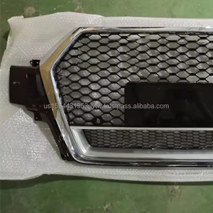 กระจังหน้าทรงรังผึ้งโครเมียม ABS คุณภาพสูงสำหรับ Audi Q7 SQ7 4M RSQ7 ปี 2016-2019 อะไหล่ทดแทนใหม่ กรอบล่าง ติดตั้งง่าย PNB - Product Image 4