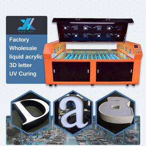 Machine à lettres lumineuses à double aile automatique à séchage UV pour la publicité en acrylique liquide - Product Image 1