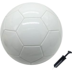 Balón de Fútbol SPDTECH, Tamaños 3, 4 y 5, Blanco, PVC, para Interior y Exterior, para Niños - Product Image 1