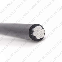 Single Core XLPE 10-400mm2 ACSR quadruplex ABC faisceau aérien câbles liste de prix de câble groupé aérien