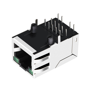 Connecteur <span class=keywords><strong>RJ45</strong></span> femelle, 100 Base T, <span class=keywords><strong>1</strong></span> <span class=keywords><strong>Port</strong></span>, HR971169C/HR871119C, PCB - Product Image 3