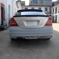 Pour 01-07 mercedes-benz classe C W203 modifié Wald grand paquet d'encerclement barre avant barre arrière jupe latérale