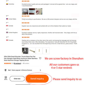 Nắp Đầu Có Khía Không Gỉ 2.5Mm M2 M2.5 M3 M4 M5 M6 M7 M8 M10 Vít Ngón Tay Cái Mỏng Bằng Thép Màu Đen Trung Quốc Tùy Chỉnh OEM - Product Image 5