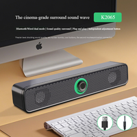 Barre de son portable USB professionnelle de haute qualité 2026 avec éclairage RGB, subwoofer et audio bidirectionnel 5W pour le gaming