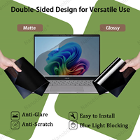 Filtre de confidentialité détachable pour ordinateur portable ASUS 14 pouces 16:10, protection PET anti-espion à double sens, anti-reflet, anti-rayures, blocage de la lumière bleue