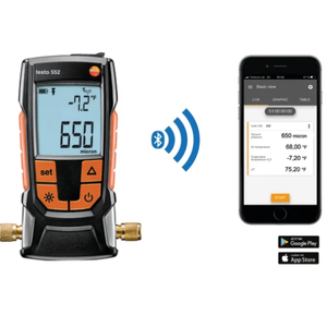 เครื่องวัดสุญญากาศ/ไมครอนแบบดิจิตอล Testo 552 รุ่นดั้งเดิมและรุ่นใหม่ - Product Image 4