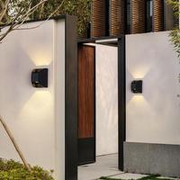 Lampe murale LED extérieure à 2 têtes, prix de gros, étanche IP65, éclairage mural LED de jardin vers le haut et vers le bas