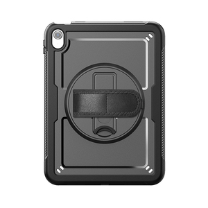 เคสกันกระแทกสำหรับแท็บเล็ต <span class=keywords><strong>Apple</strong></span> iPad <span class=keywords><strong>2022</strong></span> รุ่น A2696 แบบ 360 องศา ° สายคล้องมือแบบหมุนได้ สายคล้องไหล่แบบถอดได้ ดินสอในตัว - Product Image 4