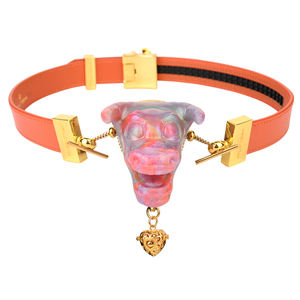 Bavaglio dal design unico a forma di Bondage, Sex Toy Premium per adulti color Neon, bavaglio di sicurezza in Silicone per trattenere la bocca - Product Image 5