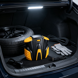 Inflador <span class=keywords><strong>de</strong></span> Neumáticos <span class=keywords><strong>de</strong></span> Alto Rendimiento para Autos Deportivos, 150 PSI, 12V, Digital <span class=keywords><strong>de</strong></span> Precisión, con Certificación CE y RoHS - Product Image 1