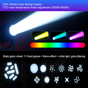 Chuyên nghiệp 700 wát LED hồ sơ Khung ánh sáng, với giữ gìn cho tùy chỉnh gobos, cho sân khấu lớn, Nhà hát và buổi hòa nhạc - Product Image 3