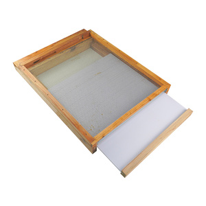 Trempé dans 100% planche de fond grillagée en cire d'abeille avec cadre en bois massif 10 planche de fond grillagée Langstroth Beehive - Product Image 6