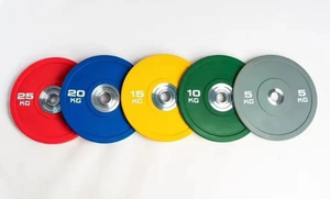 Disque de musculation en acier 20 kg portable avec logo, durable et antidérapant, pour barre de musculation et entraînement de force - Product Image 4