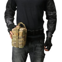 Pochette tactique EMT Molle, pochettes médicales Molle détachables, trousse de premiers soins détachable, sac de survie d'urgence pour les voyages, la randonnée en plein air