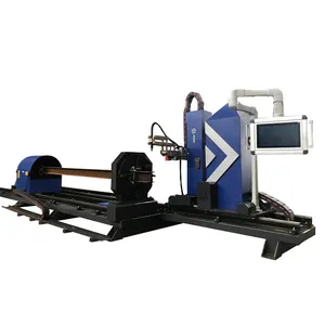 8 Axis Plasma Square Pipe CNC Cutting Machine For Tube