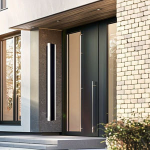 ประตูรักษาความปลอดภัยทำจากไม้สำหรับบ้านแกลอรี่พิพิธภัณฑ์มีคุณสมบัติกันน้ำ - Product Image 2