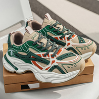 Baskets décontractées sportives de haute qualité pour hommes, tailles 39-46, avec logo personnalisé, nouvelle tendance, baskets épaisses pour jeunes hommes