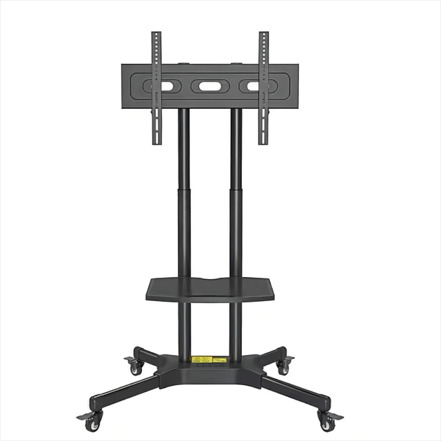 UL Certificated High Quality Modern Height-Adjustable Mobile TV Cart TV Trolley With Wheels for 40"-70" TV