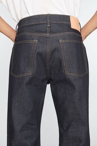 Jean ample en <span class=keywords><strong>denim</strong></span> brut 100 % coton pour homme, coupe baggy, jean droit en <span class=keywords><strong>denim</strong></span> <span class=keywords><strong>japonais</strong></span> <span class=keywords><strong>selvedge</strong></span> personnalisé - Product Image 6