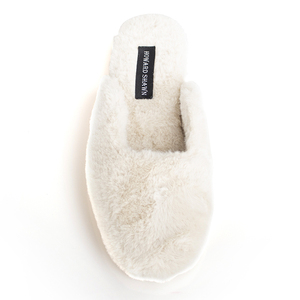 Sandalias mullidas de piel de becerro de pelo de vaca al <span class=keywords><strong>por</strong></span> <span class=keywords><strong>mayor</strong></span>, <span class=keywords><strong>zapatillas</strong></span> planas de estilo informal <span class=keywords><strong>para</strong></span> mujer, plantilla de punta a la moda, caja de piel auténtica - Product Image 3
