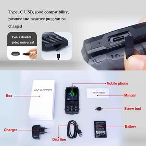 Große Kapazität 2 8 Zoll HAMTOD H3 Robustes Telefon, EU-Version, T107 ARM CortexTM A7 Quad-Core 1.0GHz, Netzwerk: 4G, VoLTE, SOS - Product Image 6